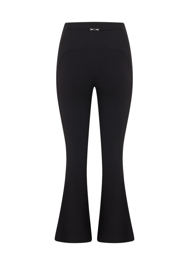 Irresistible Stomach Support Rib Flared Leggings