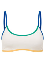 Retro Rib Swim Sports Bra